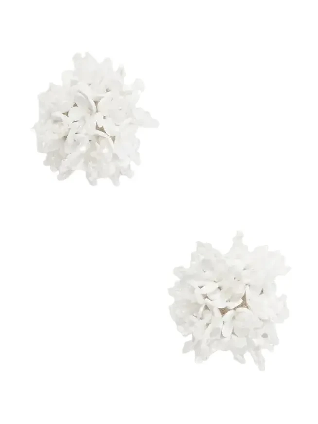 Bead-embellished Clip Earrings