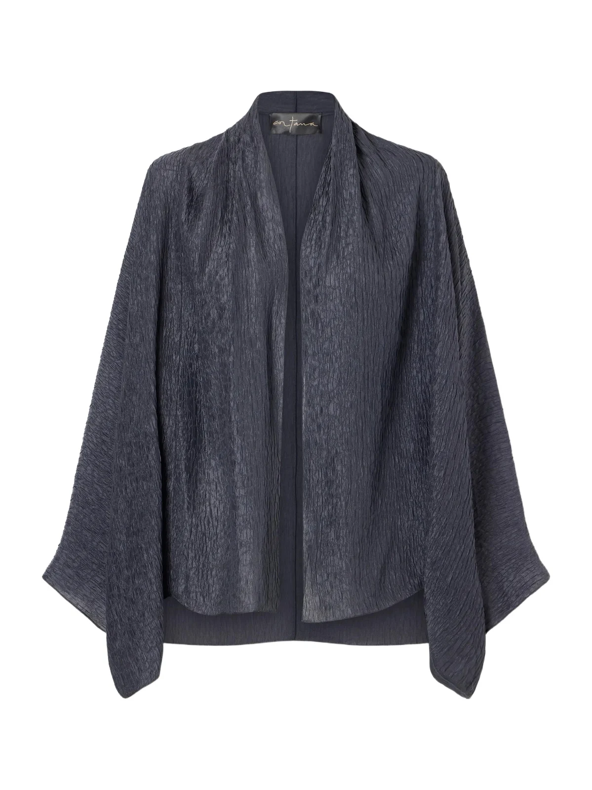 Cortana Anhelo Crinkled Silk-charmeuse Jacket