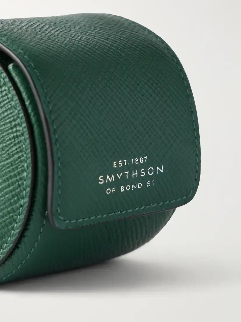 Smythson Panama Leather Single Watch Case | Thumbnail 3 Smythson Panama Leather Single Watch Case | Thumbnail 3