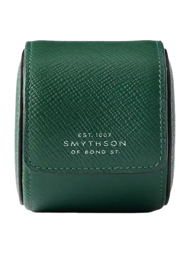 Smythson Panama Leather Single Watch Case