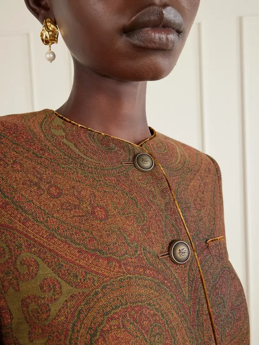 Etro Paisley-jacquard Crepe Blazer | Thumbnail 5 Etro Paisley-jacquard Crepe Blazer | Thumbnail 5