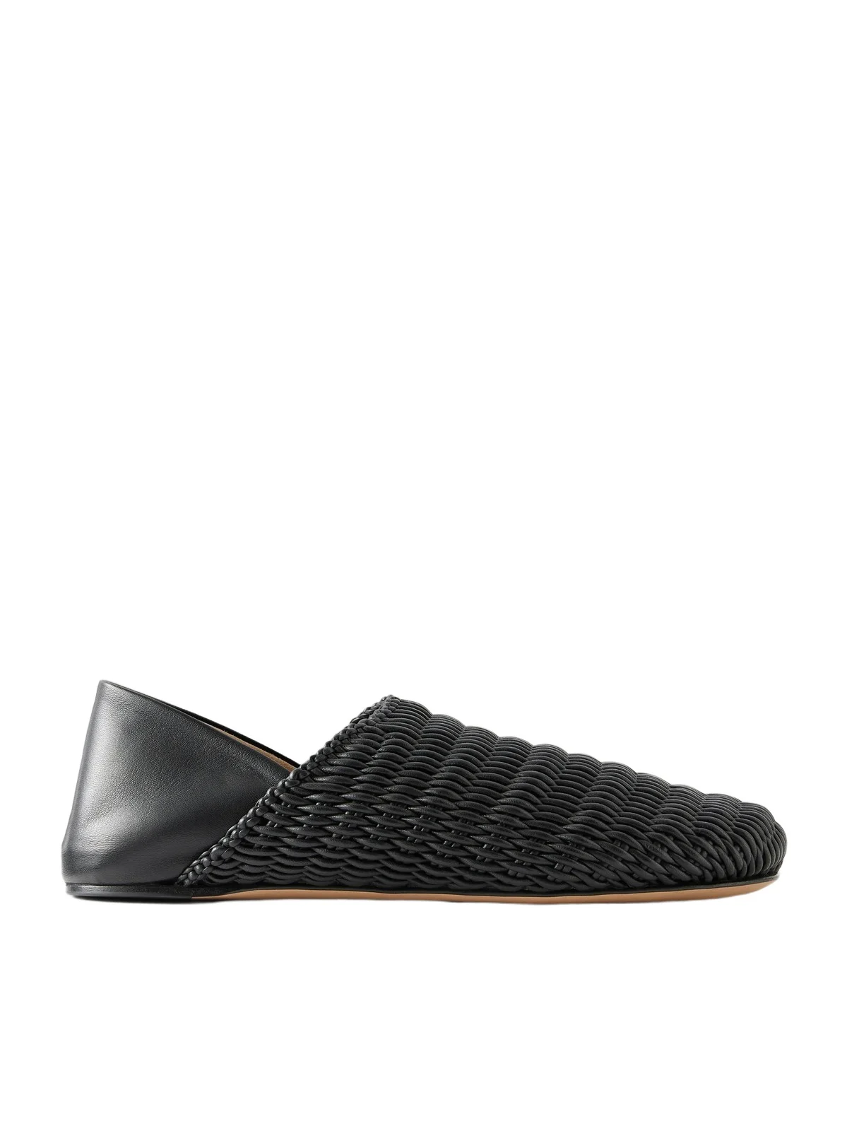 Woven Leather Mules