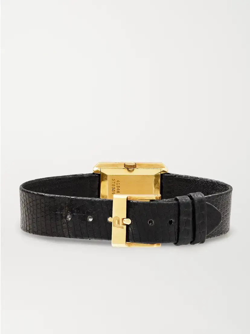 Stephanie Windsor + Piaget Vintage 1981 Mini Protocole Hand-wound 18-karat Gold Onyx Watch, Ref. 41546 | Thumbnail 5 Stephanie Windsor + Piaget Vintage 1981 Mini Protocole Hand-wound 18-karat Gold Onyx Watch, Ref. 41546 | Thumbnail 5