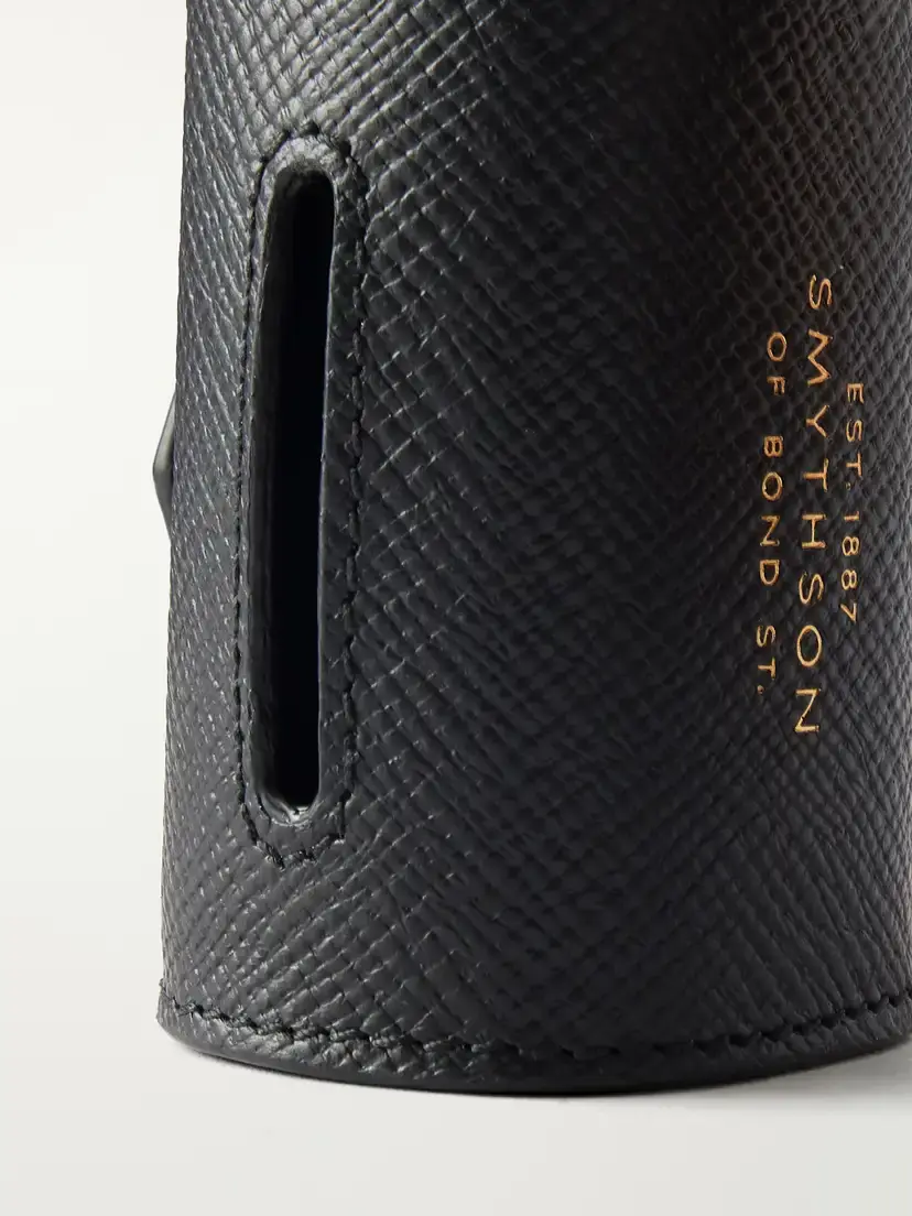 Smythson Panama Leather Pet Waste Bag Holder | Thumbnail 3 Smythson Panama Leather Pet Waste Bag Holder | Thumbnail 3