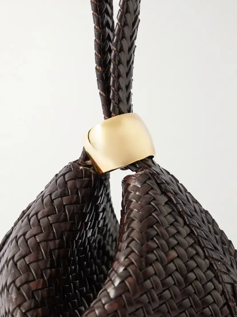 AMANU The Zambia Woven Leather Clutch Bag | Thumbnail 5 AMANU The Zambia Woven Leather Clutch Bag | Thumbnail 5