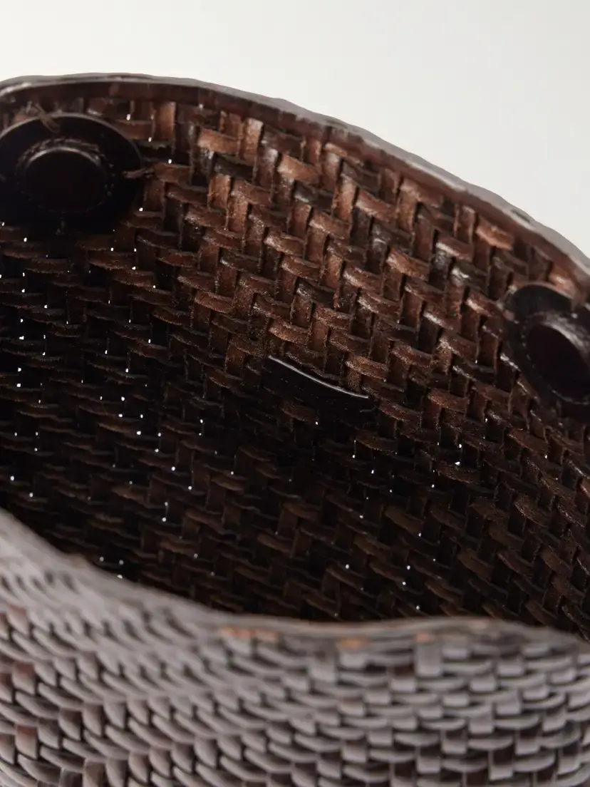 AMANU The Zambia Woven Leather Clutch Bag | Thumbnail 6 AMANU The Zambia Woven Leather Clutch Bag | Thumbnail 6
