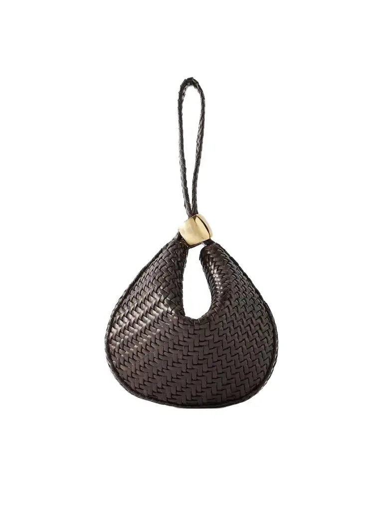 AMANU The Zambia Woven Leather Clutch Bag | Image 1 AMANU The Zambia Woven Leather Clutch Bag | Image 1