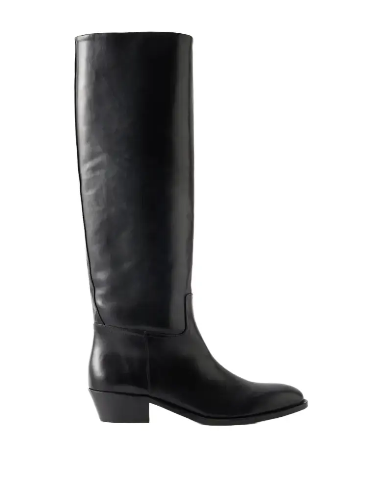 Jude Den 35 Leather Knee Boots | Image 1 Jude Den 35 Leather Knee Boots | Image 1