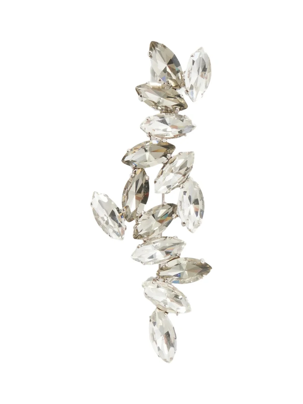Silver-tone Crystal Brooch Silver-tone Crystal Brooch