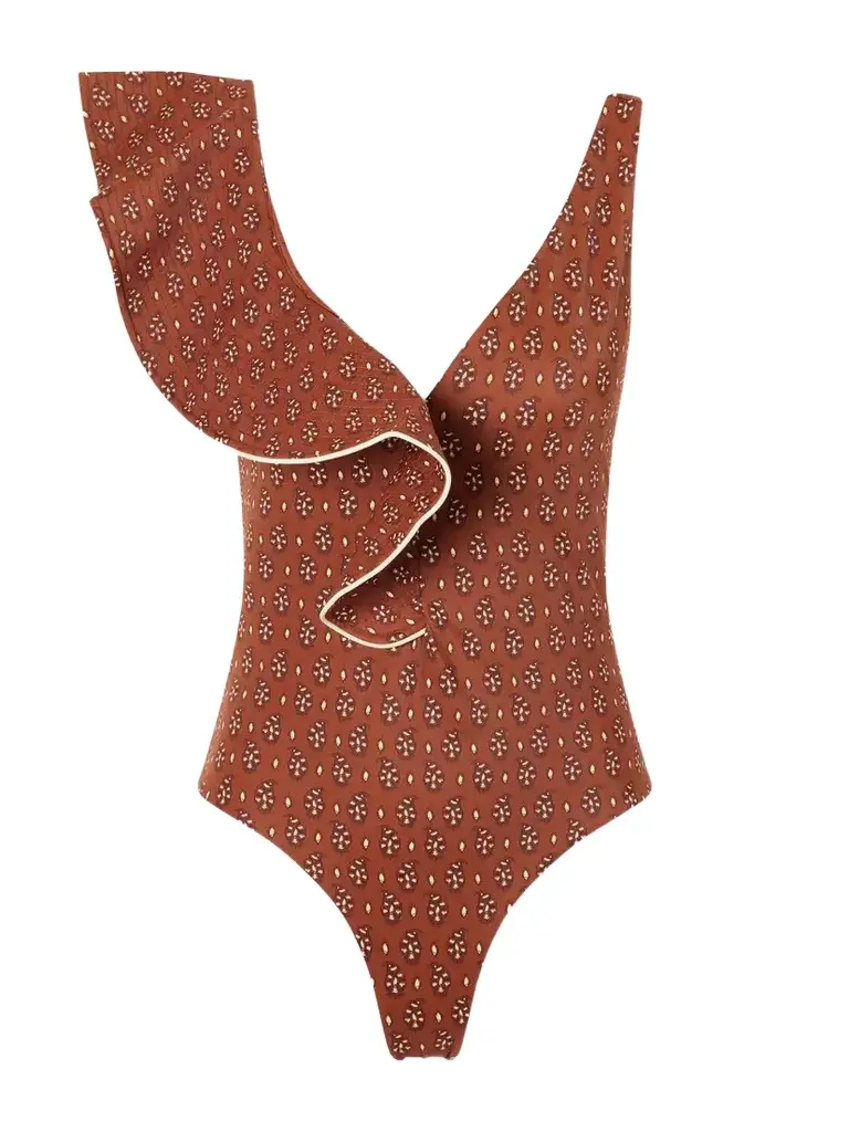 Johanna Ortiz Boleros Printed Recycled Swimsuit | Image 1 Johanna Ortiz Boleros Printed Recycled Swimsuit | Image 1