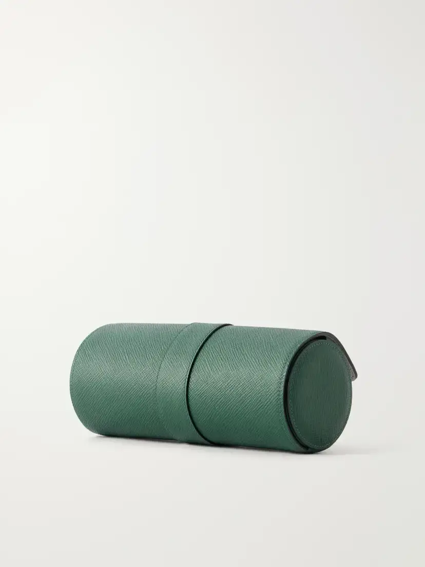 Smythson Panama Leather Watch Case | Thumbnail 2 Smythson Panama Leather Watch Case | Thumbnail 2