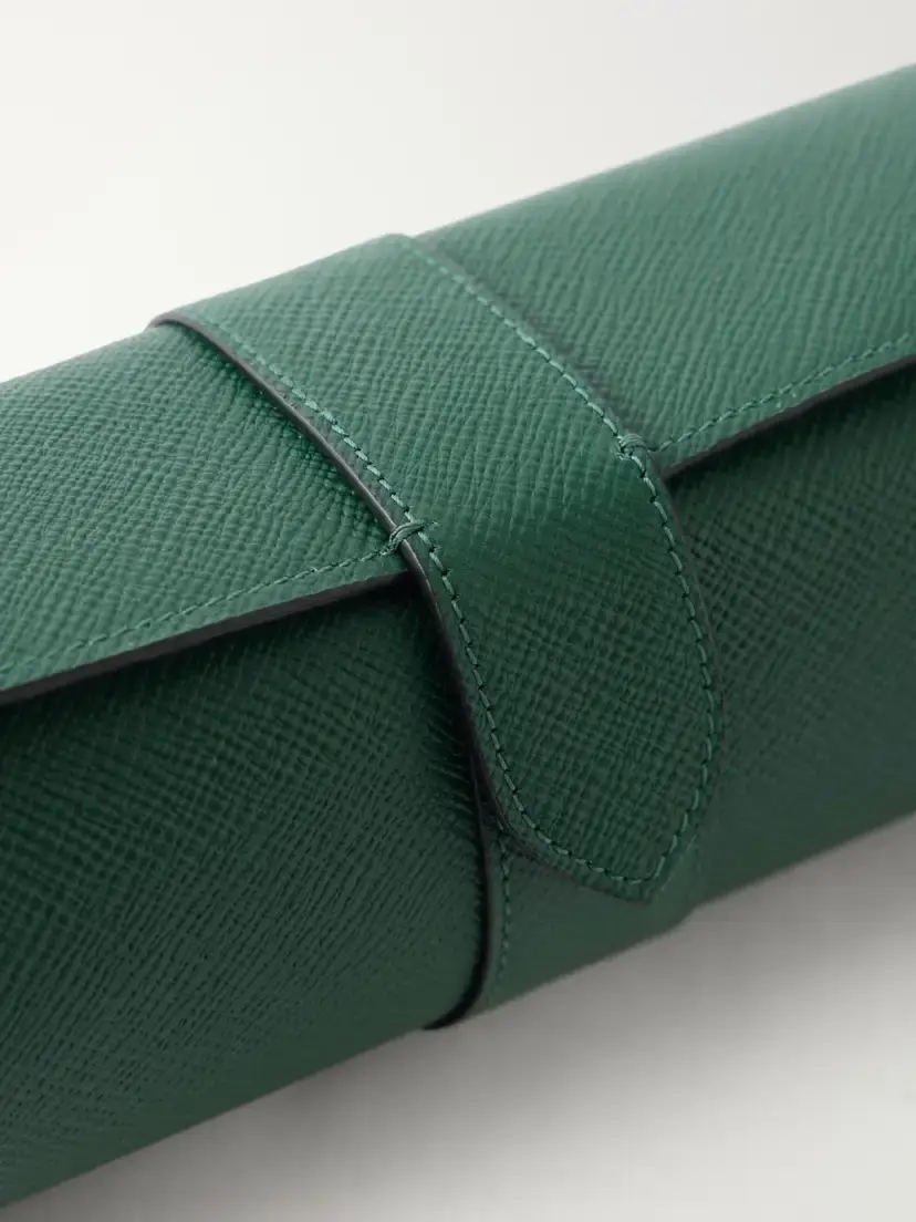 Smythson Panama Leather Watch Case | Thumbnail 3 Smythson Panama Leather Watch Case | Thumbnail 3