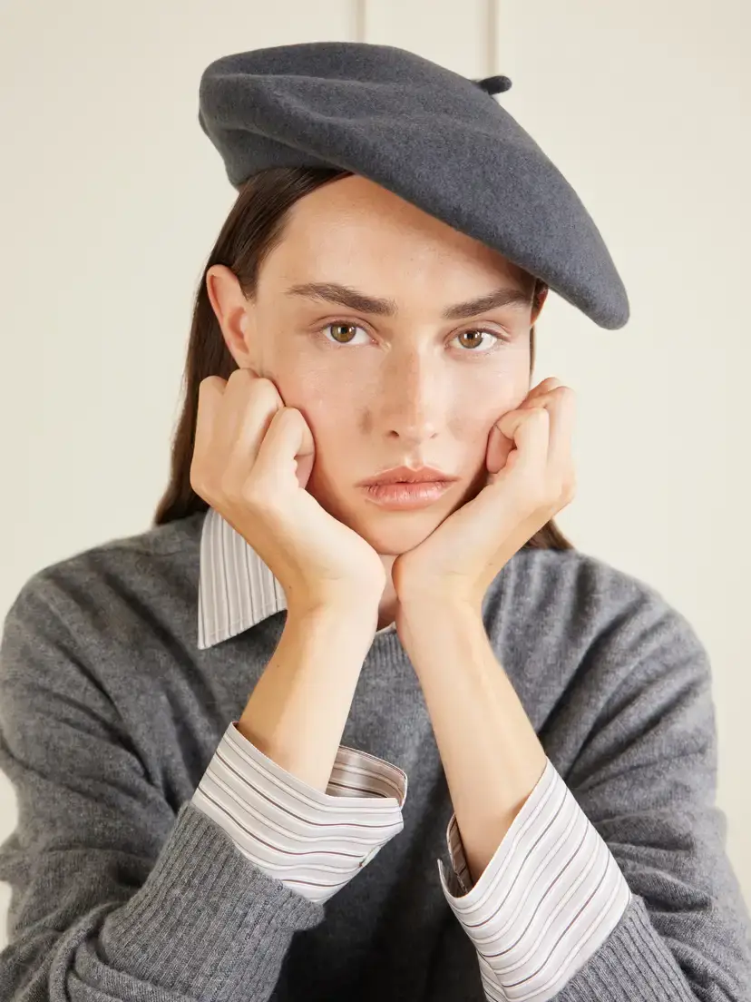 Maison Margiela Felted Wool Beret | Thumbnail 2
