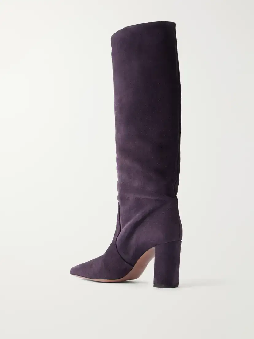 Paris Texas Anja 85 Suede Knee Boots | Thumbnail 3