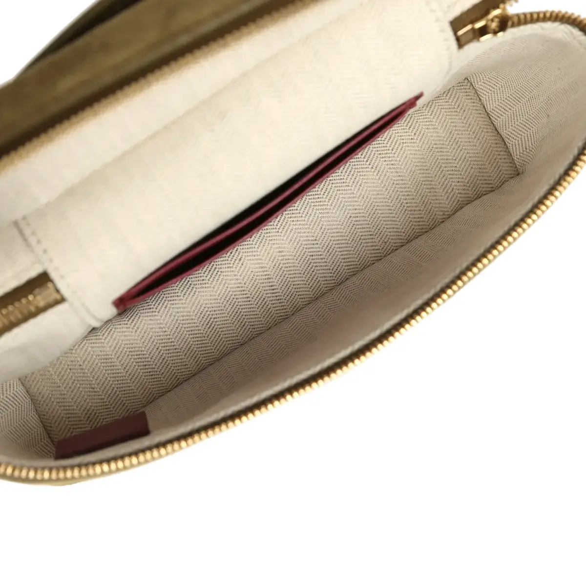 Chanel Chanel Top Handle Long Vanity Case with Chain Dark Khaki Suede Gold Hardware | Thumbnail 9 Chanel Chanel Top Handle Long Vanity Case with Chain Dark Khaki Suede Gold Hardware | Thumbnail 9