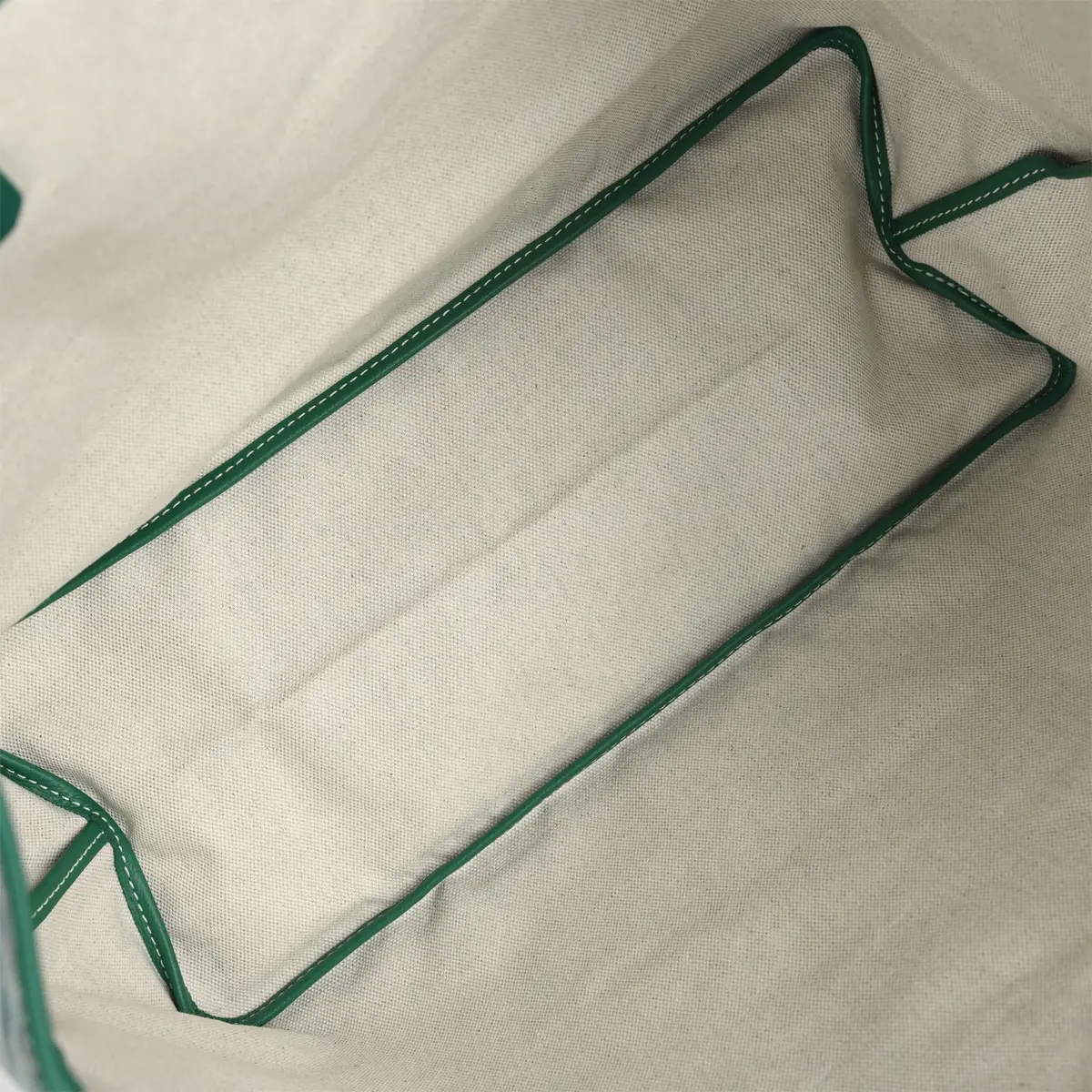 goyard Goyard Goyardine Hand-Painted Dog Green Saint Louis PM Tote Bag Palladium Hardware | Thumbnail 9 goyard Goyard Goyardine Hand-Painted Dog Green Saint Louis PM Tote Bag Palladium Hardware | Thumbnail 9