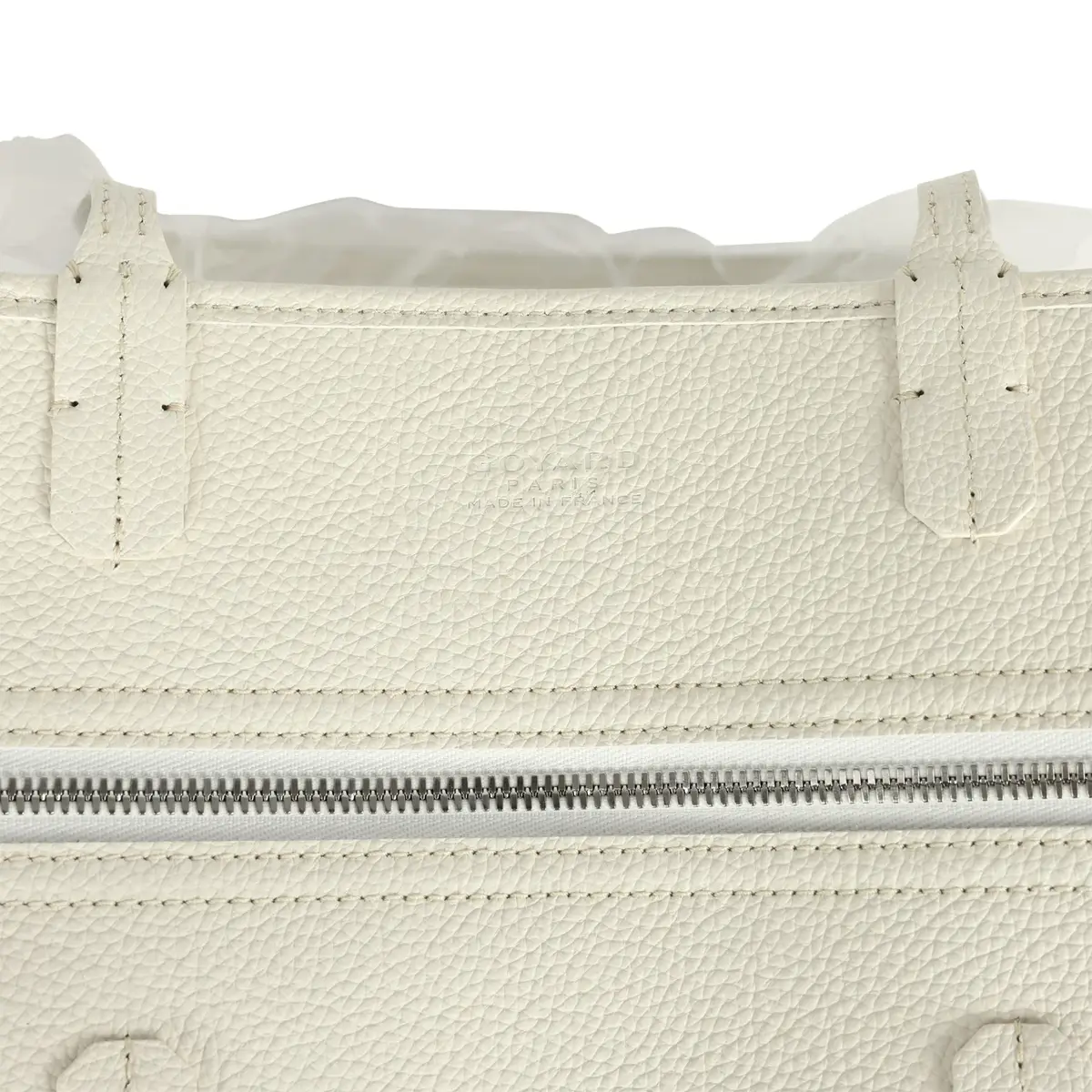 goyard Goyard Goyardine White Hardy PM Bag Palladium Hardware | Thumbnail 10 goyard Goyard Goyardine White Hardy PM Bag Palladium Hardware | Thumbnail 10