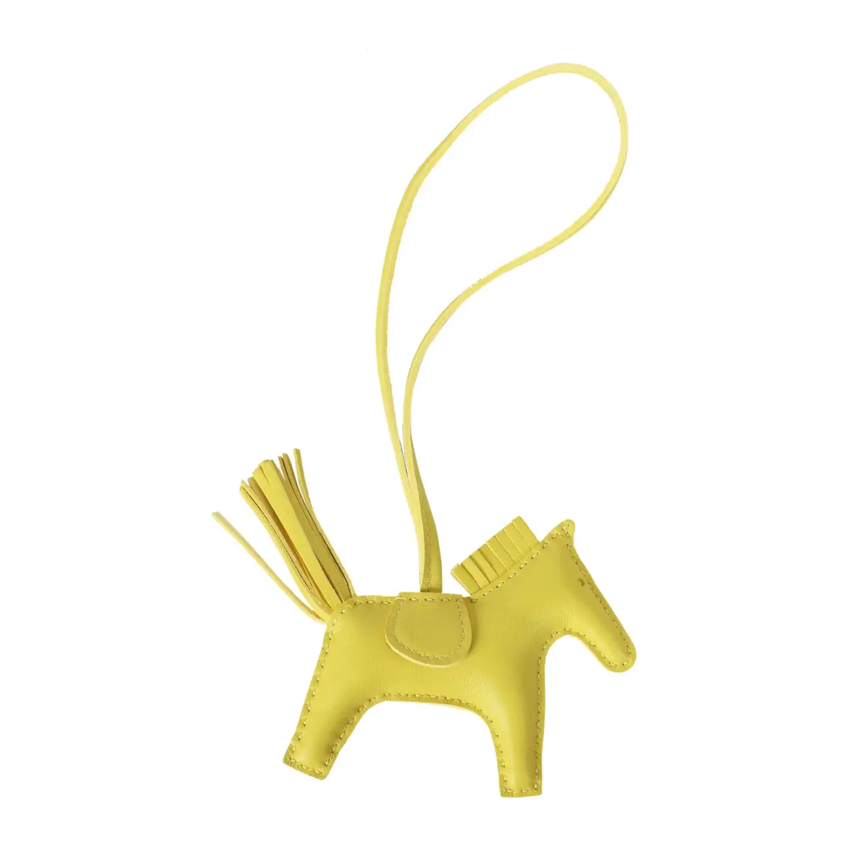 HERMÈS Hermes Rodeo Bag Charm PM Lime Milo Lambskin | Thumbnail 2 HERMÈS Hermes Rodeo Bag Charm PM Lime Milo Lambskin | Thumbnail 2