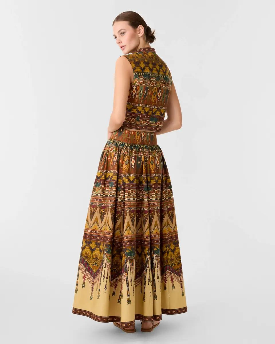 Emporio Sirenuse Andorra Top in Desert Print | Thumbnail 5