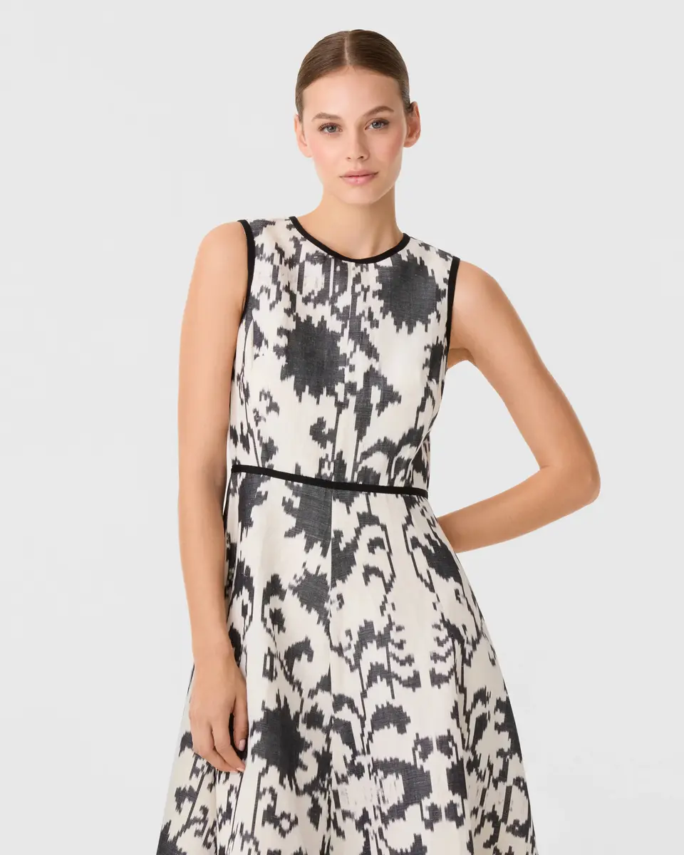 Emporio Sirenuse Clodette Dress in Ikat Blossom | Thumbnail 3 Emporio Sirenuse Clodette Dress in Ikat Blossom | Thumbnail 3