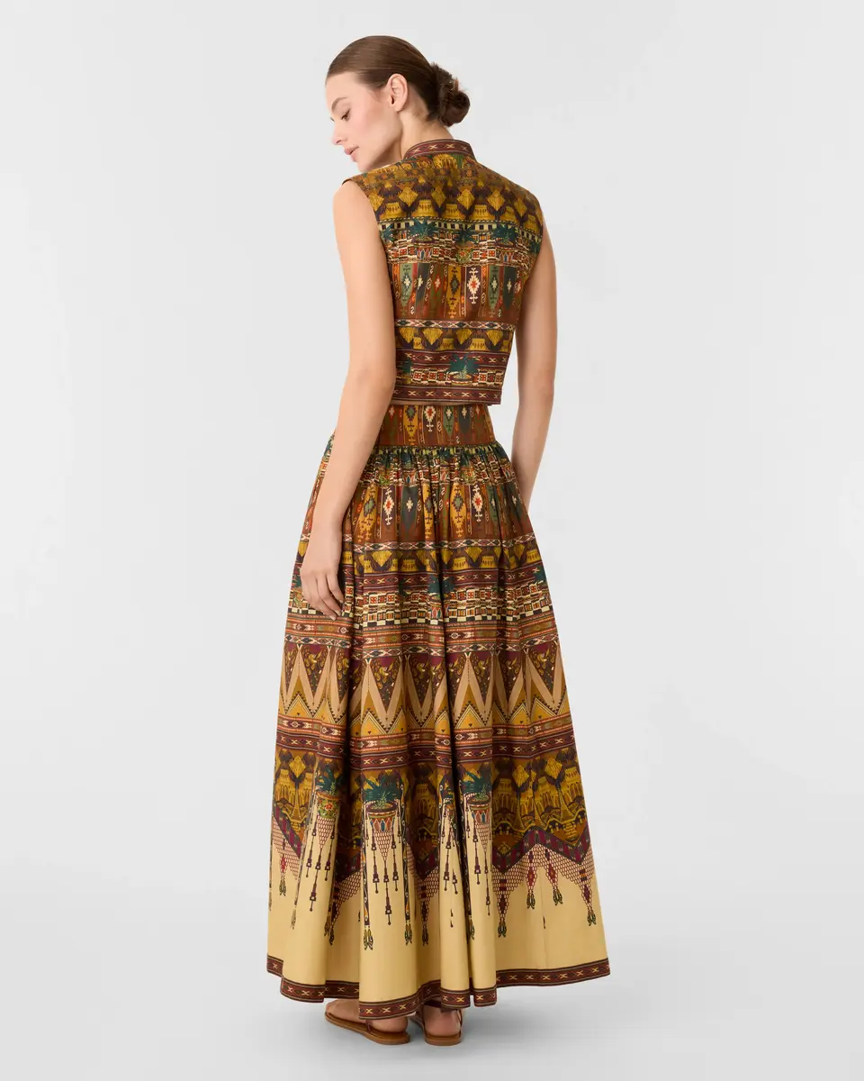 Emporio Sirenuse Ombretta Skirt in Desert Print | Thumbnail 5