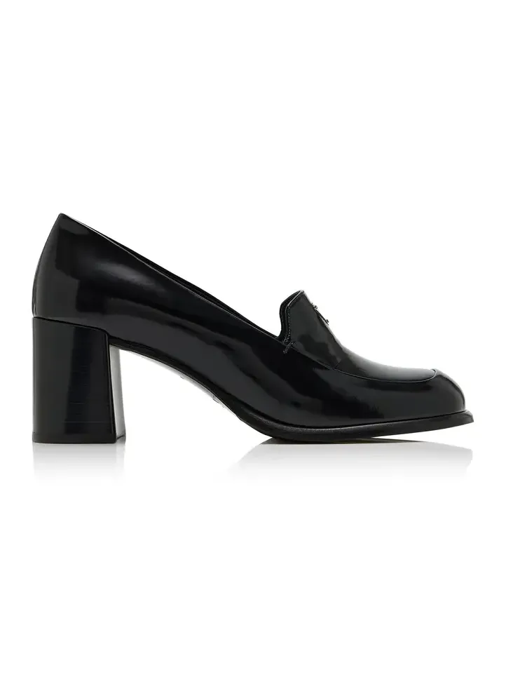 Leather Loafer Pumps Leather Loafer Pumps