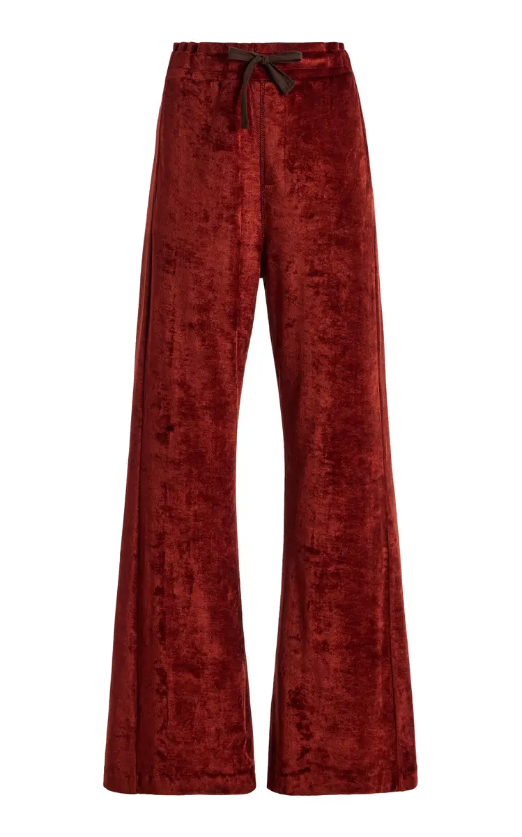 Sanderlak Velvet Flared Pants | Image 1 Sanderlak Velvet Flared Pants | Image 1