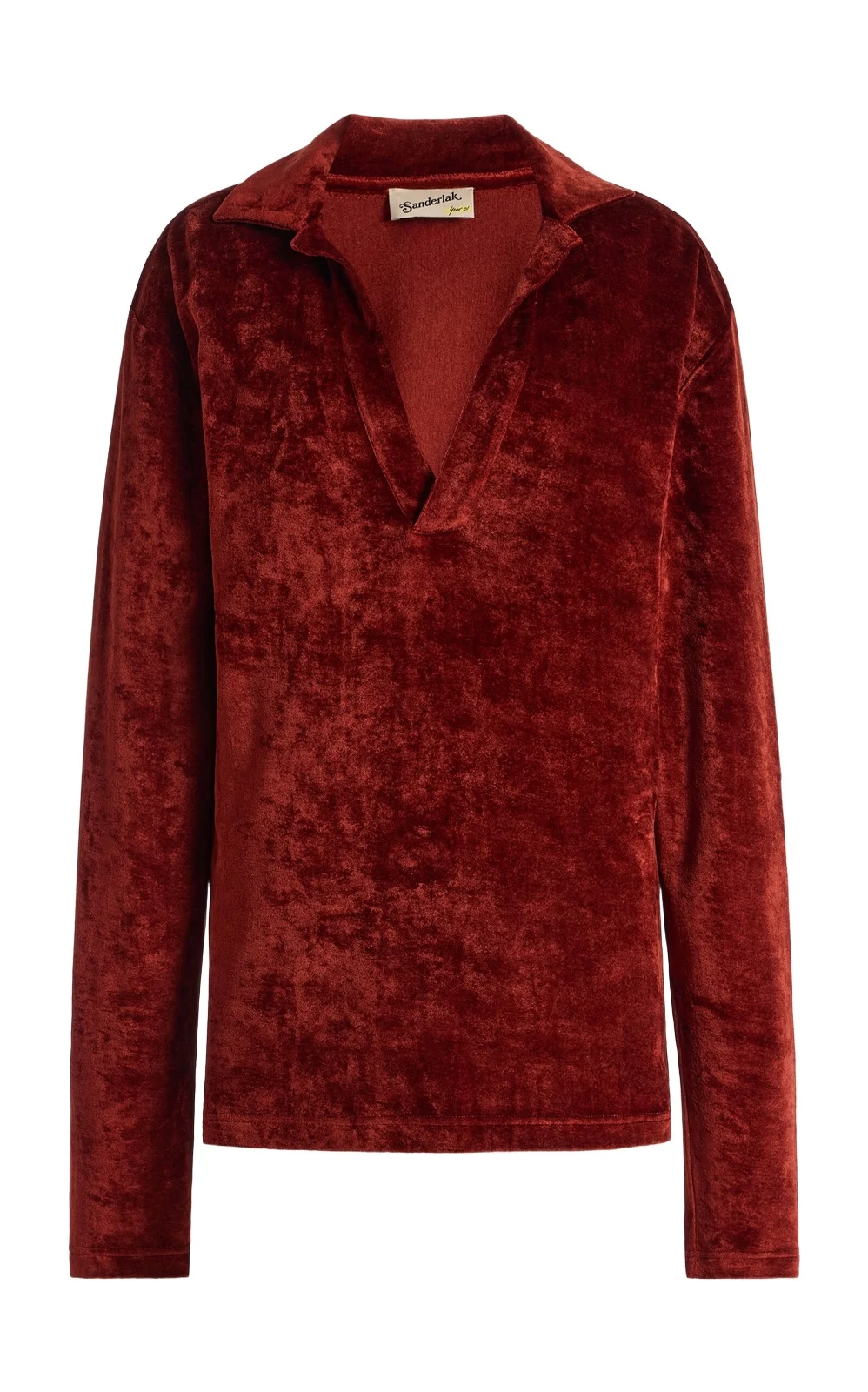 V-Neck Velvet Polo V-Neck Velvet Polo