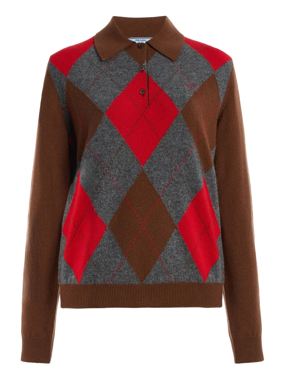Argyle Cashmere Polo Argyle Cashmere Polo
