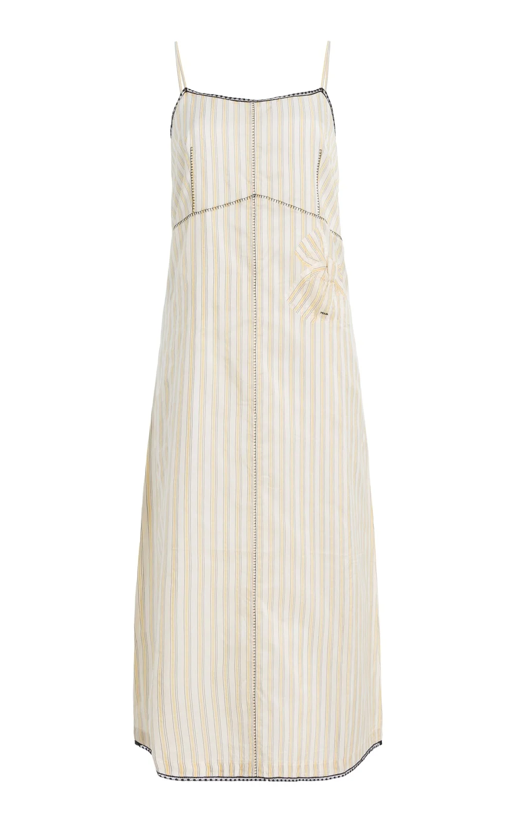 Striped Jersey Midi Dress Striped Jersey Midi Dress