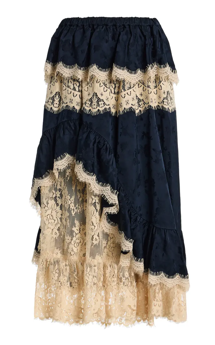Sea Shay Lace Midi Skirt | Thumbnail 3 Sea Shay Lace Midi Skirt | Thumbnail 3