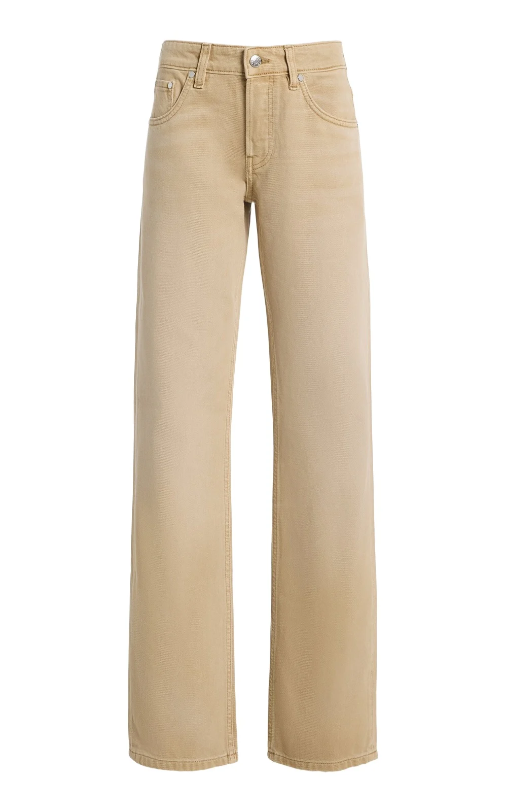 EB Denim Ariel Wedgie Rigid Mid-Rise Straight-Leg Jeans