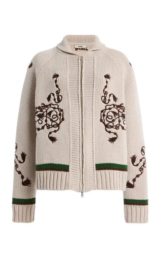 SIEDRÉS Niasa Wool-Blend Cardigan