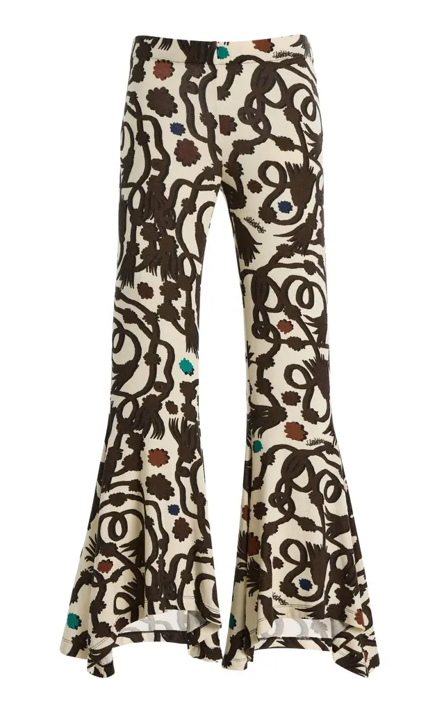 SIEDRÉS Jeslynn Ruffled Flared Pants