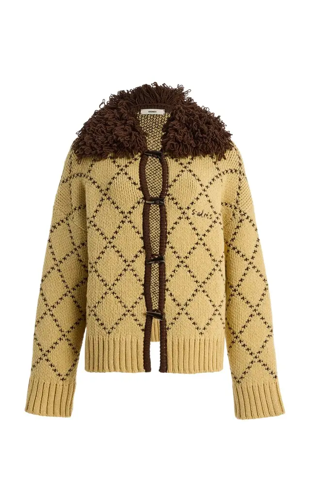 Ollie Knitted Wool-Blend Cardigan Ollie Knitted Wool-Blend Cardigan