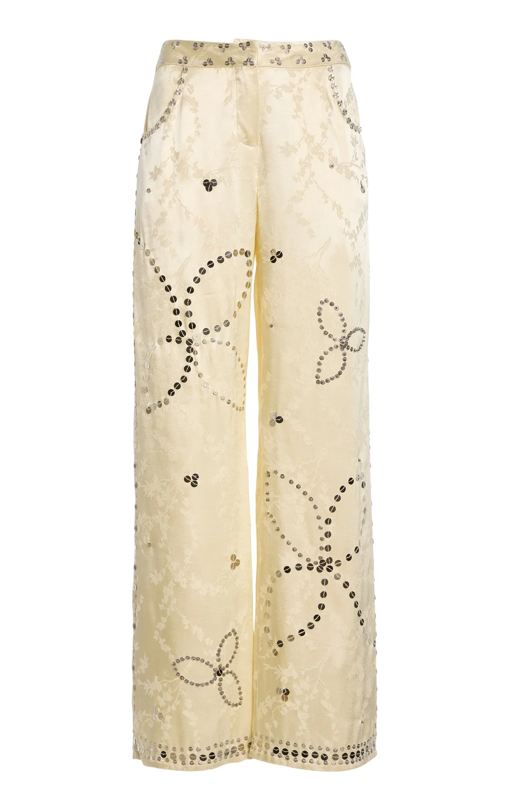 Brity Embellished Straight-Leg Pants Brity Embellished Straight-Leg Pants