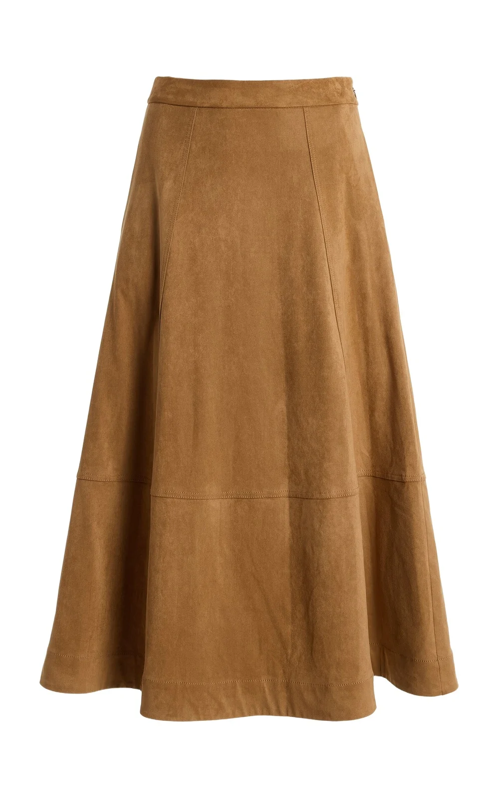The Aspen Faux Suede Midi Skirt The Aspen Faux Suede Midi Skirt
