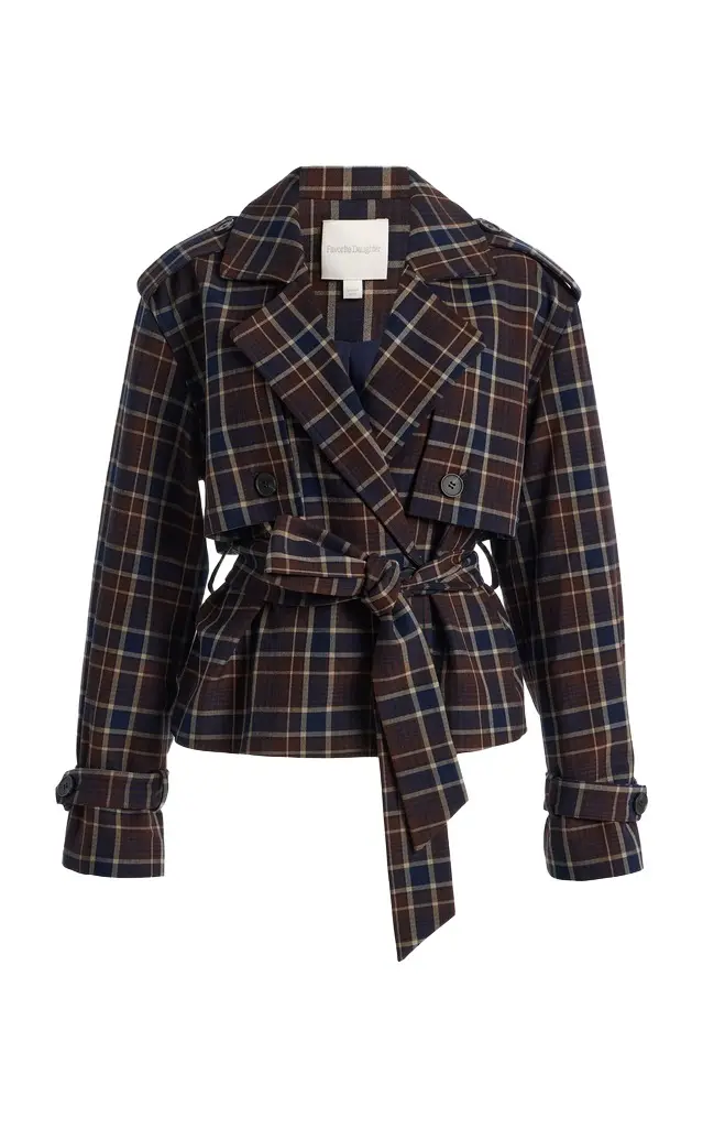 Favorite Daughter The Cropped Charles Trench Coat