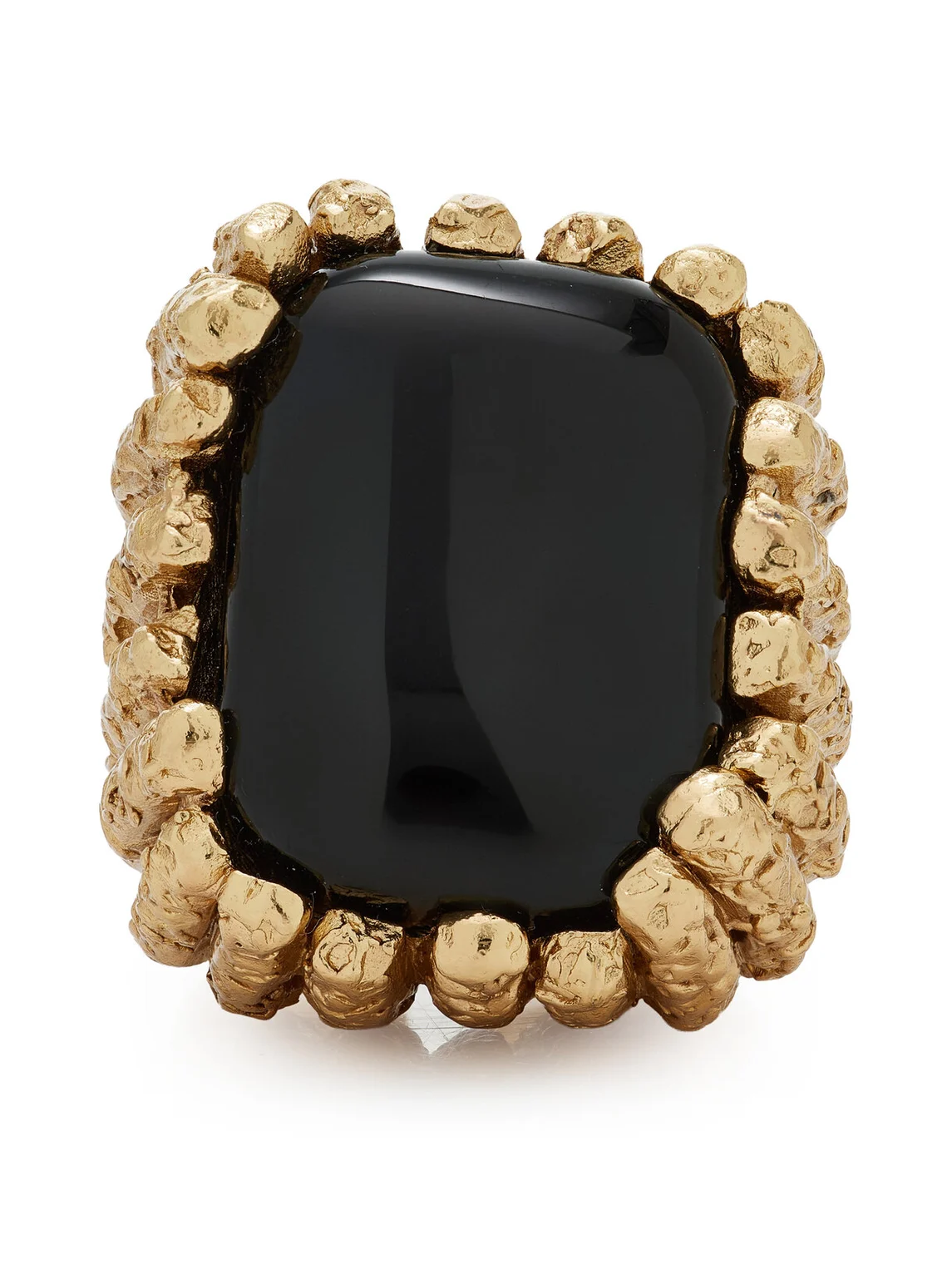 Bosco 18K Gold-Plated Pewter Resin Ring Bosco 18K Gold-Plated Pewter Resin Ring