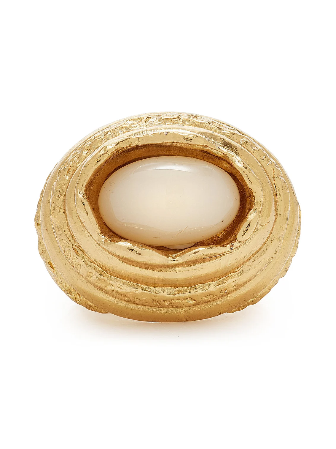 PAOLA SIGHINOLFI Amanda 18K Gold-Plated Pewter Resin Ring
