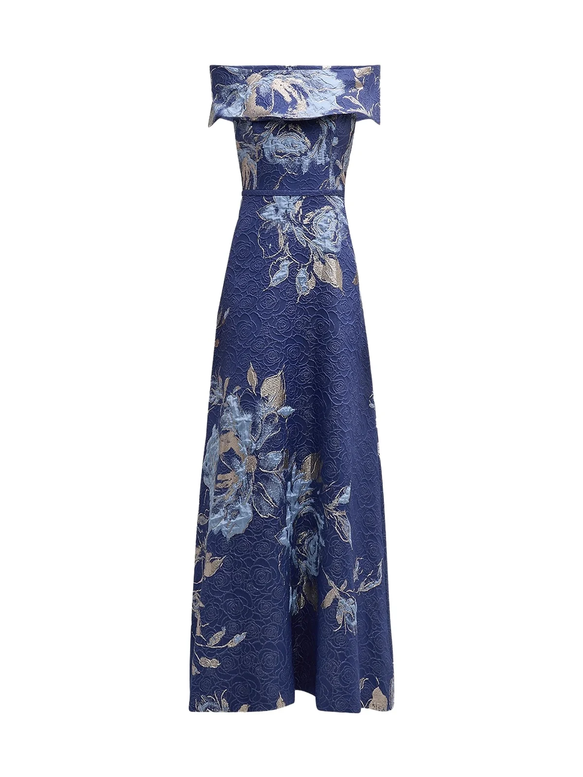 Women's Floral Off-The-Shoulder Gown Women's Floral Off-The-Shoulder Gown