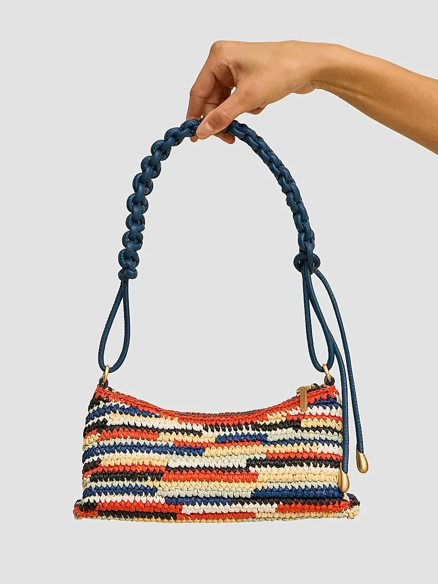 Cult Gaia Women's Osa Crochet Raffia Shoulder Bag | Thumbnail 2 Cult Gaia Women's Osa Crochet Raffia Shoulder Bag | Thumbnail 2