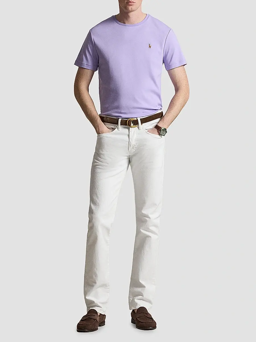 Polo Ralph Lauren Men's Cotton Crewneck T-Shirt | Thumbnail 2 Polo Ralph Lauren Men's Cotton Crewneck T-Shirt | Thumbnail 2