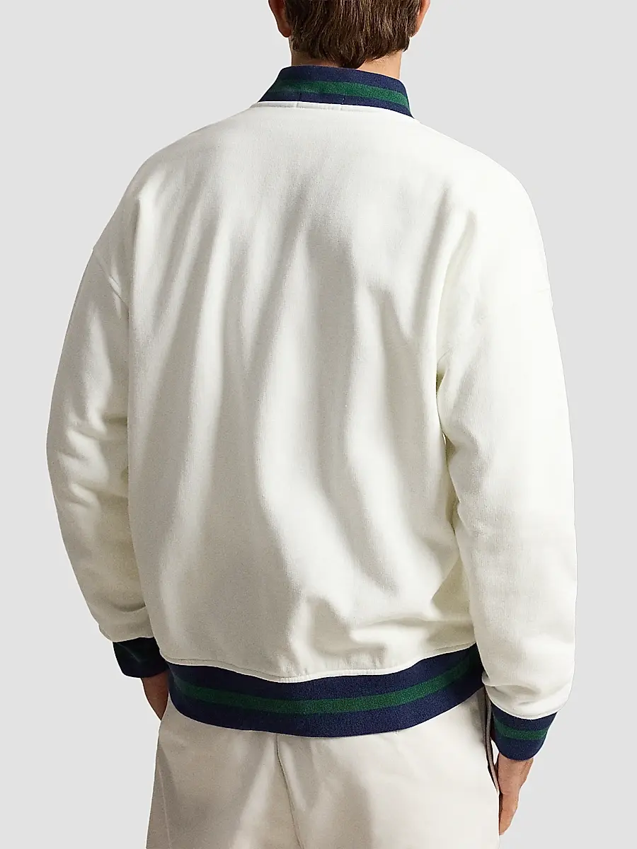 Polo Ralph Lauren Men's Relaxed-Fit Fleece Baseball Jacket | Thumbnail 3 Polo Ralph Lauren Men's Relaxed-Fit Fleece Baseball Jacket | Thumbnail 3