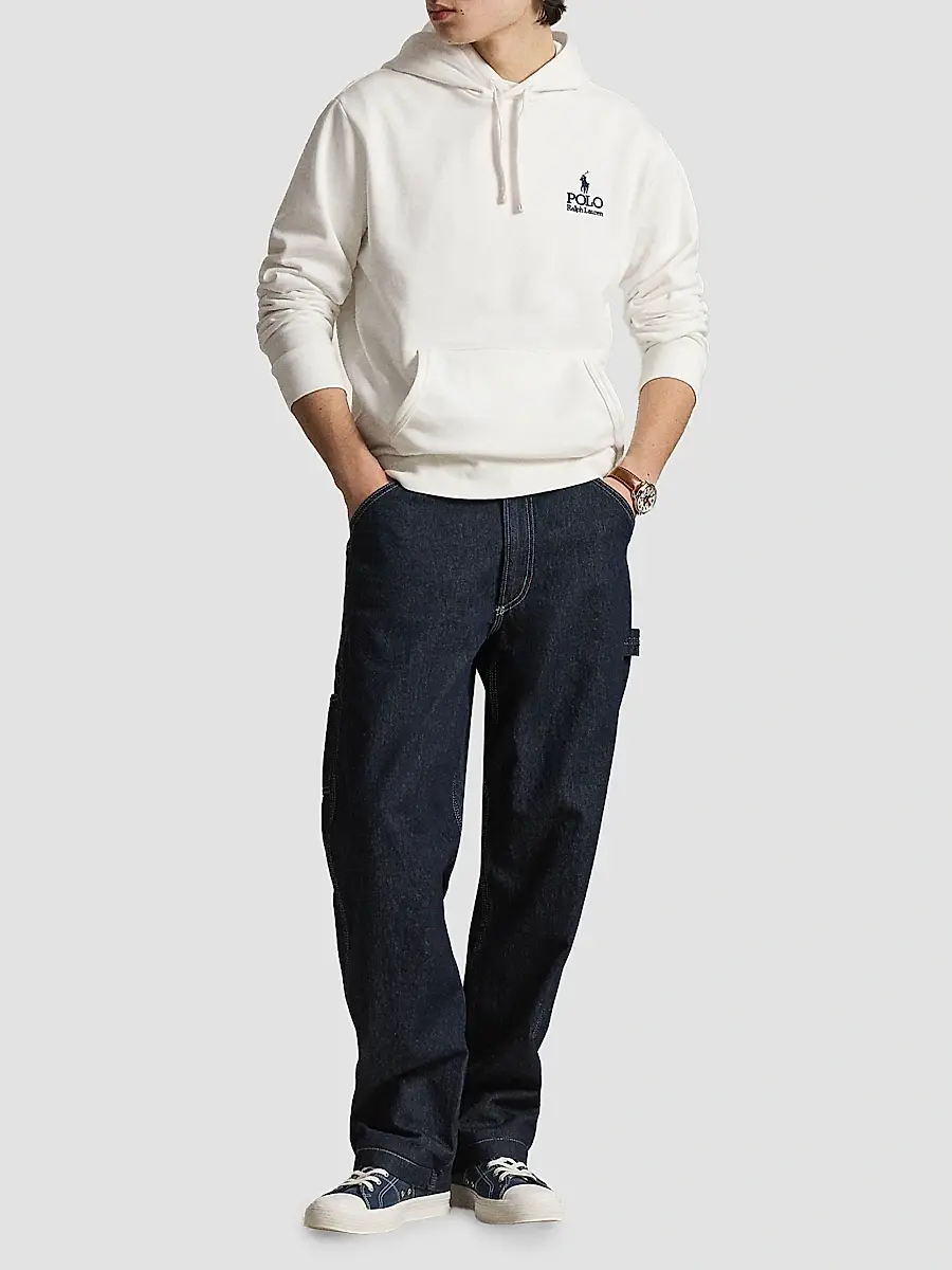 Polo Ralph Lauren Men's Logo-Embroidered Drawstring Hoodie | Thumbnail 2 Polo Ralph Lauren Men's Logo-Embroidered Drawstring Hoodie | Thumbnail 2