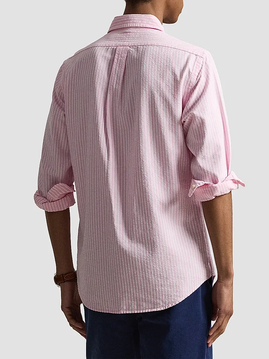 Polo Ralph Lauren Men's Seersucker Oxford Shirt | Thumbnail 3 Polo Ralph Lauren Men's Seersucker Oxford Shirt | Thumbnail 3