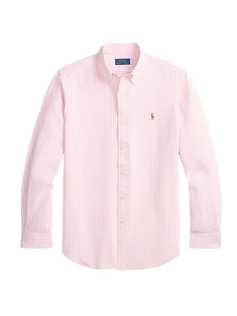 Polo Ralph Lauren Men's Seersucker Oxford Shirt - New Rose White - Size XXL | Image 1 Polo Ralph Lauren Men's Seersucker Oxford Shirt - New Rose White - Size XXL | Image 1