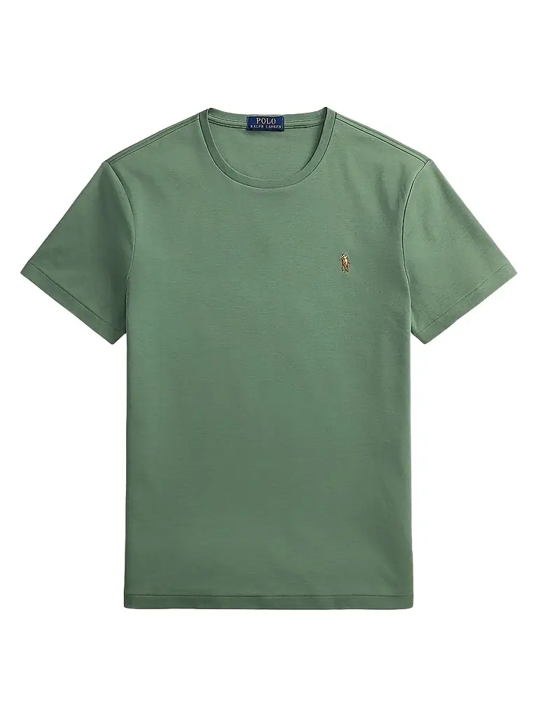 Polo Ralph Lauren Men's Cotton Crewneck T-Shirt - Fatigue | Image 1 Polo Ralph Lauren Men's Cotton Crewneck T-Shirt - Fatigue | Image 1