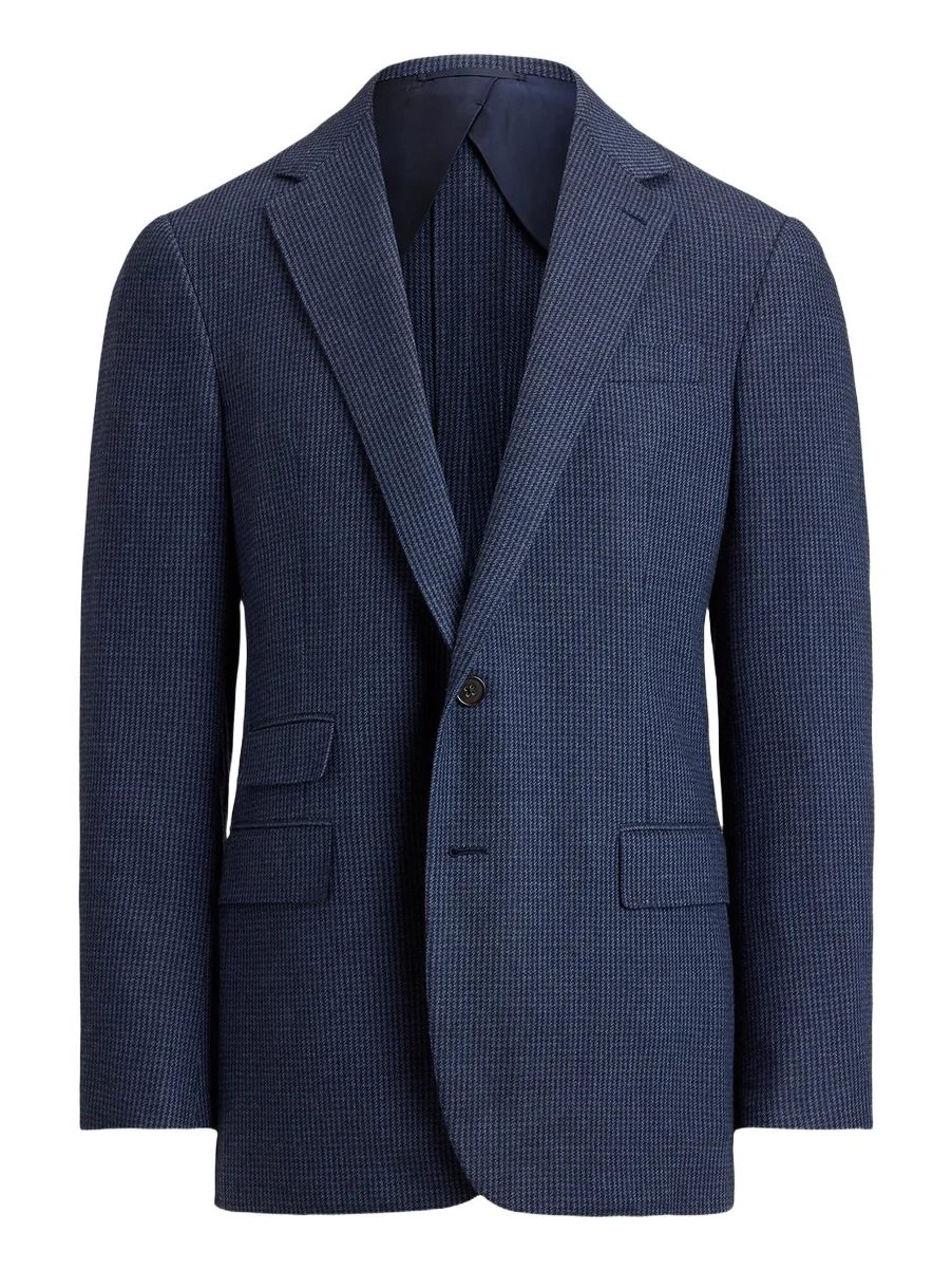 Ralph Lauren Purple Label Men's Houndstooth Wool Single-Breasted Sport Coat