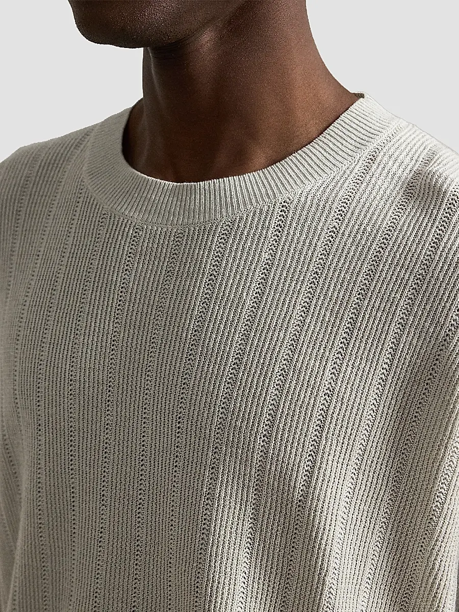 Polo Ralph Lauren Men's Linen Rib-Knit Crewneck Sweater | Thumbnail 5